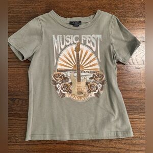 Kids Music Fest Graphic Tee - Green